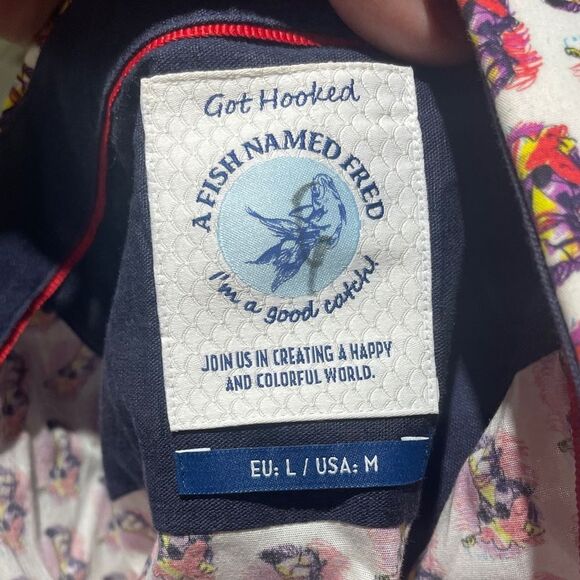 A Fished Named Fred-Got hooked M Men’s Button down - Picture 8 of 11